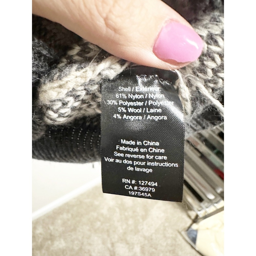Heartloom Avery Pullover Sweater Crew Neck Wool Angora Blend Oatmeal Gray XL - Picture 6 of 7